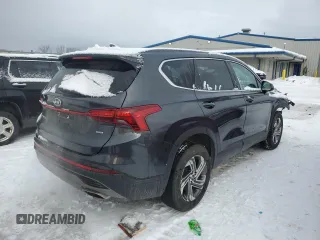 2021 Hyundai Santa Fe SE with VIN 5NMS1DAJ4MH347227, listed as a Copart auction lot 43447315 with 72,702 mi miles and Salvage Title. Bid and sale history available at carsss.com. Image 3.