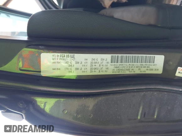 2018 Dodge Durango SXT with VIN 1C4RDHAG4JC154202, listed as a IAAI auction lot 42233469 with 123,636 mi miles and . Bid and sale history available at DreamBid. Image 9.