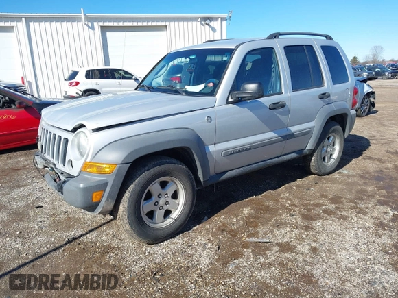2005 Jeep Liberty Sport with VIN 1J4GL48K25W571751, listed as a IAAI auction lot 41735123 with 145,478 mi miles and . Bid and sale history available at DreamBid. Image 2.