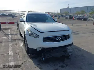 2010 Infiniti FX35 with VIN JN8AS1MW1AM857106, listed as a IAAI auction lot 41607648 with 64,427 mi miles. Bid and sale history available at carsss.com. Image 6.
