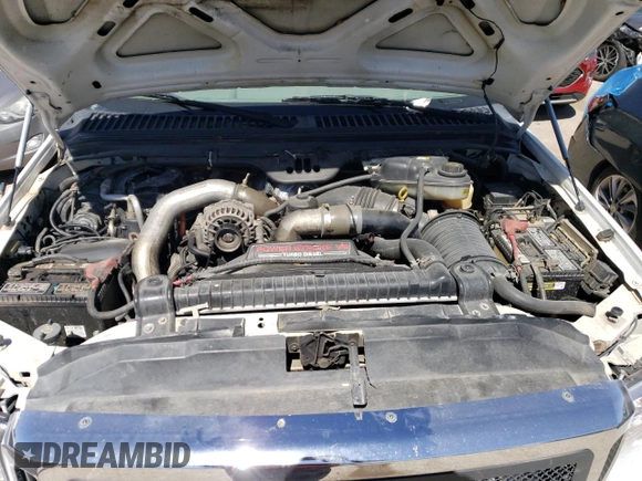 2007 Ford F-250 XL with VIN 1FTSX21P47EA14492, listed as a Copart auction lot 58109894 with 141,104 mi miles and Salvage Title. Bid and sale history available at DreamBid. Image 11.