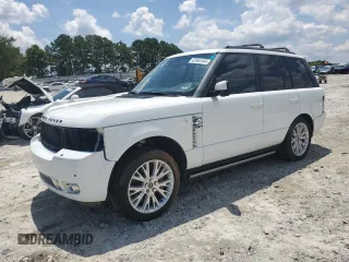 2012 Land Rover Range Rover SC Autobiography with VIN SALMP1E45CA369698, listed as a Copart auction lot 65983495 with 84,438 mi miles and Salvage title. Bid and sale history available at DreamBid. Image 1.