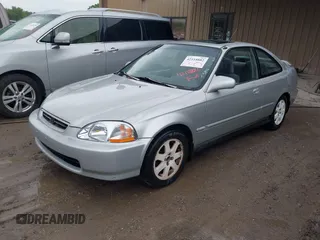 1997 Honda Civic EX z VIN 1HGEJ8144VL050538, wystawiony jako IAAI lot #42118882 z przebiegiem 384 347 mil mil oraz . Historia ofert i sprzedaży dostępna na DreamBid. Obrazek 2.