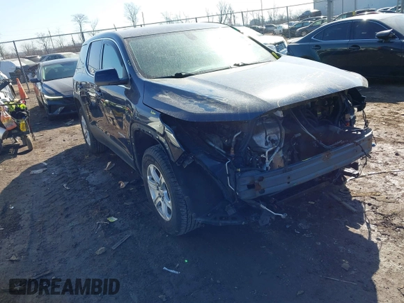 2017 GMC Acadia SLE with VIN 1GKKNRLA7HZ256926, listed as a IAAI auction lot 41758877 with 137,607 mi miles. Bid and sale history available at carsss.com. Image 1.