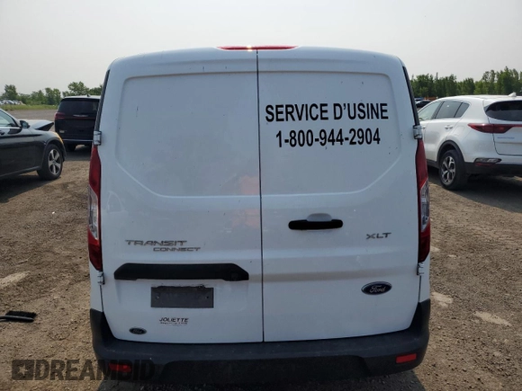 2020 Ford Transit Connect with VIN NM0LS7W26L1482056, listed as a Copart auction lot 64894964 with 106,077 mi miles and Salvage title. Bid and sale history available at DreamBid. Image 6.