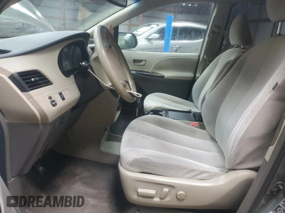 2011 Toyota Sienna LE AAS с VIN 5TDKK3DC6BS056176, выставлен на аукционе Copart как лот 58148845 с пробегом 412 435 миль миль и Чистый • Clean title. История ставок и продаж доступна на DreamBid. Изображение 7.