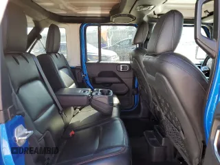 2021 Jeep Wrangler Unlimited Rubicon with VIN 1C4HJXFN0MW657623, listed as a Copart auction lot 46234085 with 32,709 mi miles and Salvage Title. Bid and sale history available at DreamBid. Image 11.
