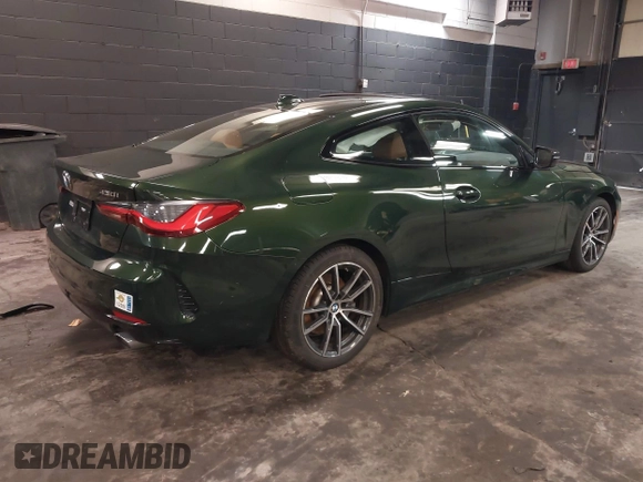 2022 BMW 4 Series 430i xDrive with VIN WBA73AP04NCK88044, listed as a IAAI auction lot 41577730 with 28,907 mi miles and . Bid and sale history available at DreamBid. Image 4.