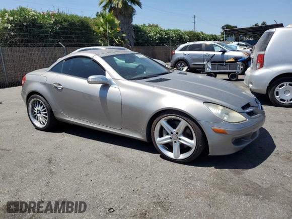 2005 Mercedes-Benz SLK-Class with VIN WDBWK56F15F025117, listed as a Copart auction lot 66379784 with 135,695 mi miles and Clean Title. Bid and sale history available at carsss.com. Image 4.