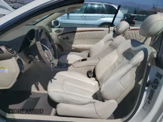 2008 Mercedes-Benz CLK-Class 3.5L with VIN WDBTK56F68T099528, listed as a Copart auction lot 71297684 with 182,127 mi miles and Salvage Title. Bid and sale history available at carsss.com. Image 7.