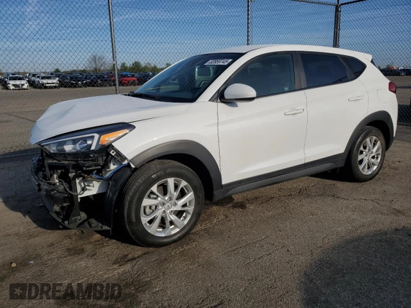2019 Hyundai Tucson SE with VIN KM8J2CA44KU063420, listed as a Copart auction lot 53959745 with 33,880 mi miles and Salvage Title. Bid and sale history available at carsss.com. Image 1.
