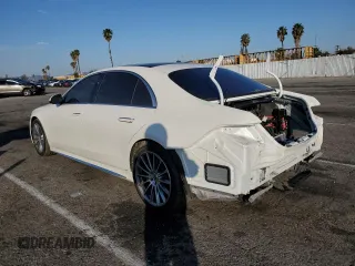 2023 Mercedes-Benz S-Class S 500 with VIN W1K6G6DB3PA210705, listed as a Copart auction lot 42820065 with 5,078 mi miles and Salvage Title. Bid and sale history available at carsss.com. Image 2.