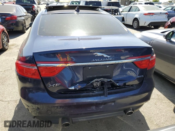 2016 Jaguar XF 35t Prestige with VIN SAJBE4BV0GCY07848, listed as a Copart auction lot 58161004 with Not Provided miles and Non Repairable. Bid and sale history available at carsss.com. Image 6.