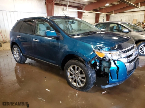 2011 Ford Edge SEL with VIN 2FMDK3JC3BBA25767, listed as a Copart auction lot 46619385 with 89,909 mi miles and Salvage Title. Bid and sale history available at carsss.com. Image 4.