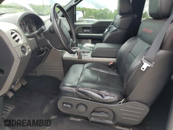 2008 Ford F-150 XL with VIN 1FTPX12V38KC55492, listed as a Copart auction lot 58162545 with 197,589 mi miles and Salvage title. Bid and sale history available at DreamBid. Image 7.
