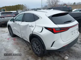 2025 Lexus NX with VIN JTJGKCEZ0S5024240, listed as a IAAI auction lot 41639711 with 9,449 mi miles. Bid and sale history available at carsss.com. Image 3.