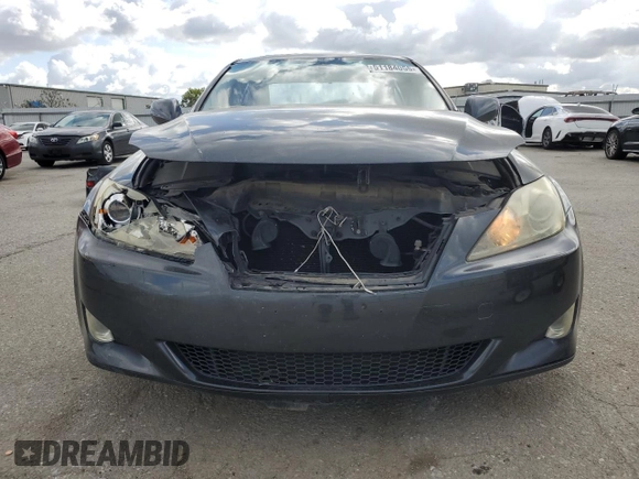 2008 Lexus IS 250 z VIN JTHBK262582063228, wystawiony jako Copart lot #51184055 z przebiegiem 159 535 mil mil oraz Szkoda całkowita • Salvage title. Historia ofert i sprzedaży dostępna na DreamBid. Obrazek 5.