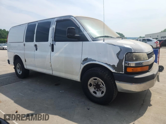 2010 Chevrolet Express Cargo with VIN 1GCZGFBG5A1132568, listed as a Copart auction lot 60449375 with 293,274 mi miles and Clean title. Bid and sale history available at DreamBid. Image 4.