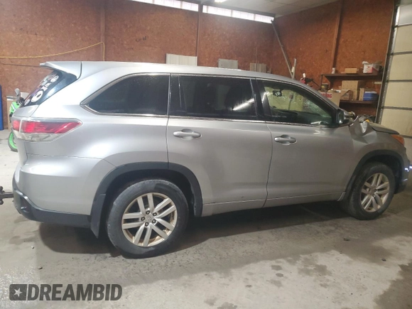 2015 Toyota Highlander LE z VIN 5TDBKRFHXFS217825, wystawiony jako Copart lot #57860765 z przebiegiem 221 930 mil mil oraz Szkoda całkowita • Salvage title. Historia ofert i sprzedaży dostępna na DreamBid. Obrazek 3.