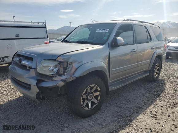 2006 Toyota Sequoia Limited with VIN 5TDBT48A96S268507, listed as a Copart auction lot 52196525 with 199,074 mi miles and Salvage Title. Bid and sale history available at carsss.com. Image 1.