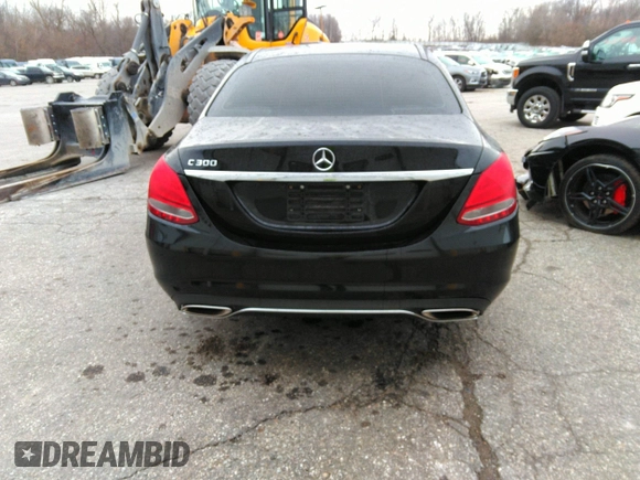 2018 Mercedes-Benz C with VIN 55SWF4JB8JU244528, listed as a IAAI auction lot 40779972 with 119,260 mi miles. Bid and sale history available at carsss.com. Image 16.