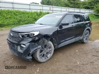 2022 Ford Explorer XLT with VIN 1FMSK8DH7NGA03201, listed as a Copart auction lot 63268535 with 35,251 mi miles and Clean title. Bid and sale history available at DreamBid. Image 1.