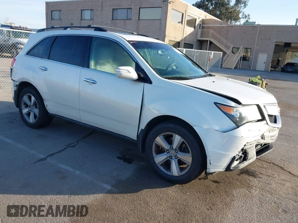 2011 Acura MDX Tech Pkg with VIN 2HNYD2H6XBH514488, listed as a IAAI auction lot 41836945 with 180,394 mi miles. Bid and sale history available at carsss.com. Image 1.