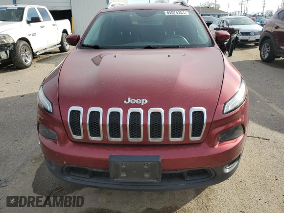 2016 Jeep Cherokee 75th Anniversary with VIN 1C4PJMCB7GW279406, listed as a Copart auction lot 85076254 with 93,943 mi miles and Salvage Title. Bid and sale history available at carsss.com. Image 5.