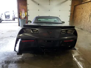 2017 Chevrolet Corvette Z06 2LZ with VIN 1G1YS3D61H5604497, listed as a Copart auction lot 51627535 with 47,429 mi miles and Salvage Title. Bid and sale history available at carsss.com. Image 6.