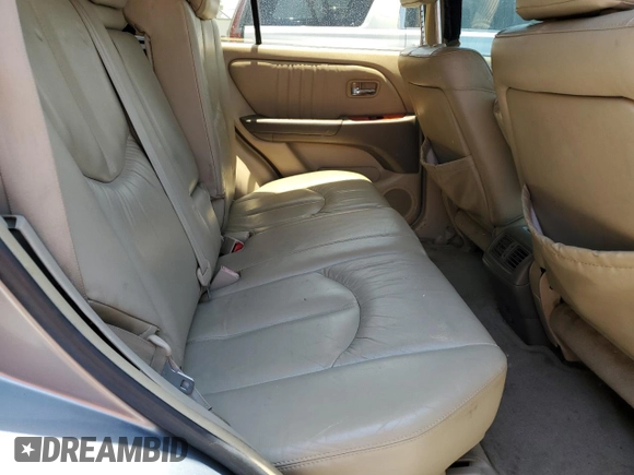 2003 Lexus RX 300 with VIN JTJGF10U430153066, listed as a Copart auction lot 57409455 with 152,343 mi miles and Salvage title. Bid and sale history available at DreamBid. Image 11.