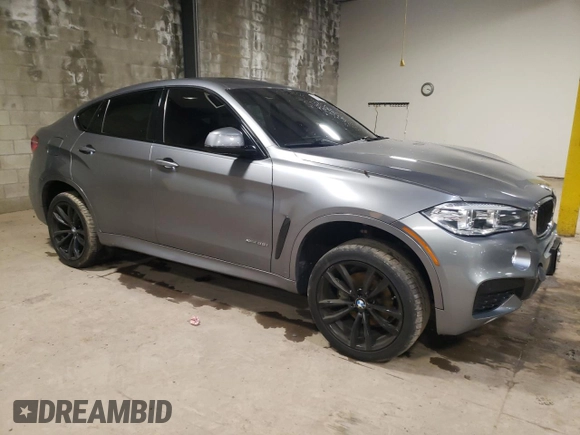 2019 BMW X6 xDrive35i with VIN 5UXKU2C56K0Z65754, listed as a Copart auction lot 82497523 with 53,122 mi miles and . Bid and sale history available at DreamBid. Image 4.
