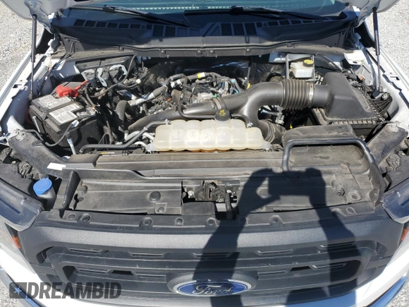 2023 Ford F-150 XL with VIN 1FTEX1CP3PKE58842, listed as a Copart auction lot 44503125 with 63,909 mi miles and Salvage title. Bid and sale history available at DreamBid. Image 11.
