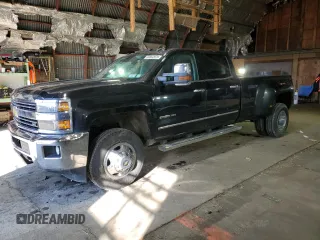 2015 Chevrolet Silverado 3500HD LTZ with VIN 1GC4K0E88FF637377, listed as a Copart auction lot 50862975 with 83,144 mi miles and Salvage Title. Bid and sale history available at carsss.com. Image 1.