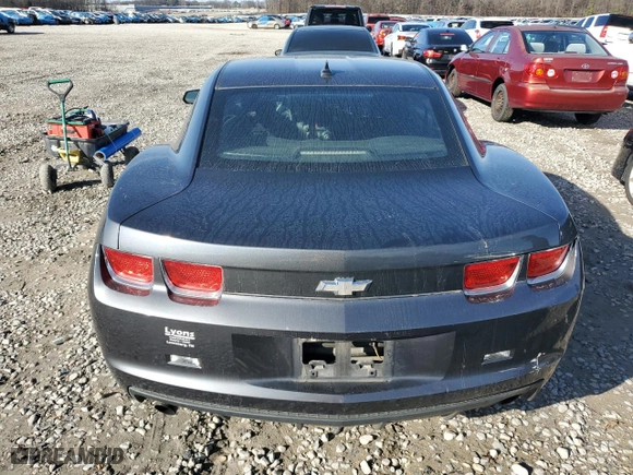 2010 Chevrolet Camaro LS with VIN 2G1FA1EV0A9205710, listed as a Copart auction lot 43465645 with 0 mi miles and Salvage Title. Bid and sale history available at carsss.com. Image 6.