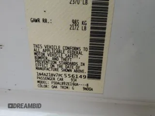 2023 Nissan LEAF S with VIN 1N4AZ1BV7PC556149, listed as a Copart auction lot 54607865 with 5,327 mi miles and Salvage Title. Bid and sale history available at DreamBid. Image 13.