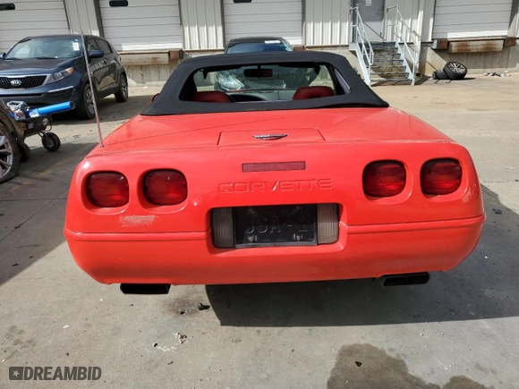 1994 Chevrolet Corvette with VIN 1G1YY32P7R5104369, listed as a Copart auction lot 73103773 with 0 mi miles and Salvage Title. Bid and sale history available at carsss.com. Image 6.