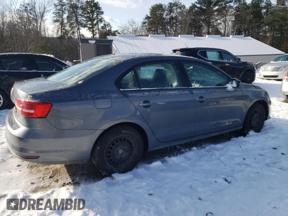 2015 Volkswagen Jetta S with VIN 3VW1K7AJ6FM285420, listed as a Copart auction lot 43416985 with 70,202 mi miles and Clean title. Bid and sale history available at DreamBid. Image 3.
