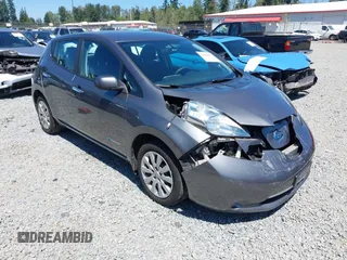 2016 Nissan LEAF S with VIN 1N4AZ0CP1GC303841, listed as a IAAI auction lot 42686655 with 82,690 mi miles and . Bid and sale history available at DreamBid. Image 1.