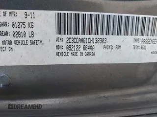 2012 Chrysler 300 with VIN 2C3CCAAG1CH138303, listed as a IAAI auction lot 41773979 with 252,550 mi miles and . Bid and sale history available at DreamBid. Image 9.