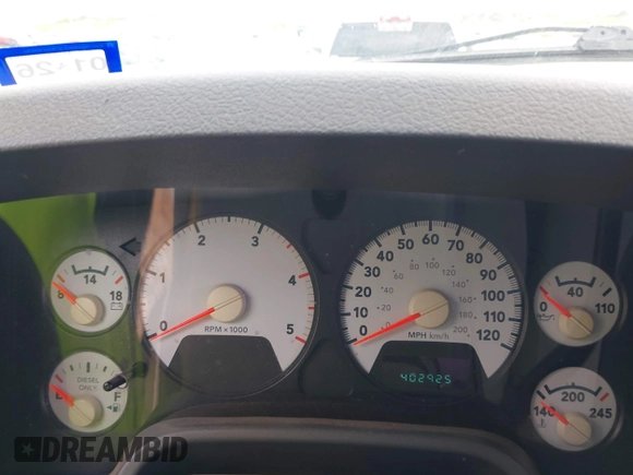 2007 Dodge Ram 2500 SLT with VIN 3D7KS28C67G740421, listed as a IAAI auction lot 42108076 with 402,925 mi miles. Bid and sale history available at carsss.com. Image 7.