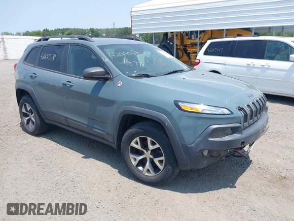 2015 Jeep Cherokee Trailhawk с VIN 1C4PJMBS2FW500538, выставлен на аукционе IAAI как лот 42000591 с пробегом 163 035 миль миль и . История ставок и продаж доступна на DreamBid. Изображение 1.