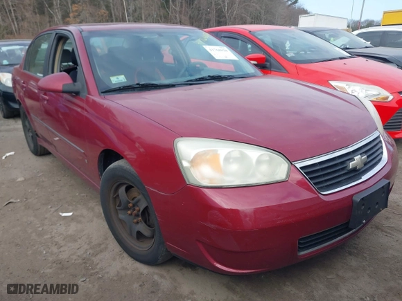2006 Chevrolet Malibu LT w/0LT with VIN 1G1ZT51F96F119002, listed as a IAAI auction lot 41768028 with 192,410 mi miles. Bid and sale history available at carsss.com. Image 1.