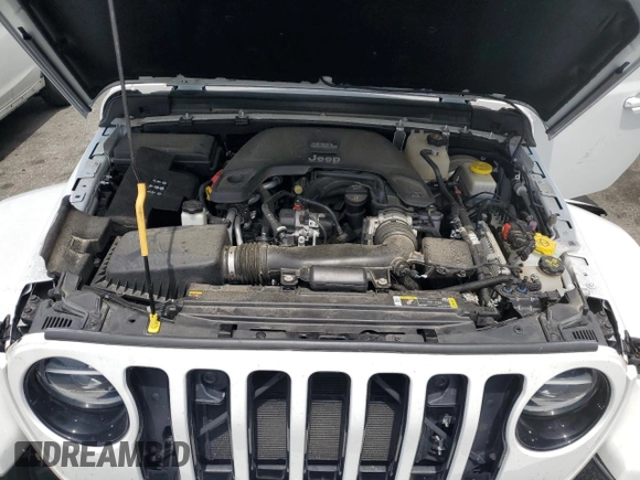 2021 Jeep Wrangler Unlimited Sahara Altitude with VIN 1C4HJXEG1MW586273, listed as a Copart auction lot 61723485 with 76,236 mi miles and Salvage title. Bid and sale history available at DreamBid. Image 12.