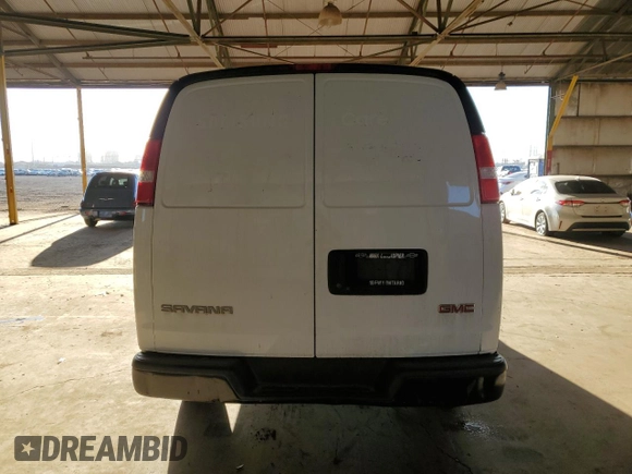 2017 GMC Savana Cargo z VIN 1GTW7AFF3H1297844, wystawiony jako Copart lot #56349845 z przebiegiem 241 498 mil mil oraz Tytuł czysty. Historia ofert i sprzedaży dostępna na DreamBid. Obrazek 6.