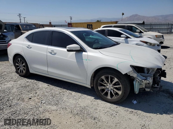 2017 Acura TLX Technology with VIN 19UUB1F50HA001189, listed as a Copart auction lot 63347755 with 185,257 mi miles and Salvage title. Bid and sale history available at DreamBid. Image 4.