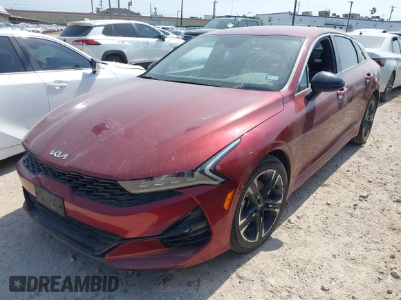2022 Kia K5 GT-Line z VIN 5XXG64J25NG140300, wystawiony jako IAAI lot #41935077 z przebiegiem 51 279 mil mil oraz . Historia ofert i sprzedaży dostępna na DreamBid. Obrazek 17.
