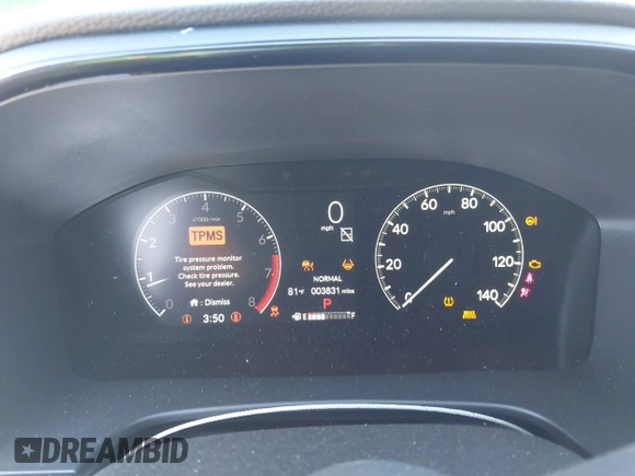 2025 Honda CR-V LX with VIN 5J6RS3H24SL003407, listed as a IAAI auction lot 41540878 with 3,831 mi miles and . Bid and sale history available at DreamBid. Image 7.