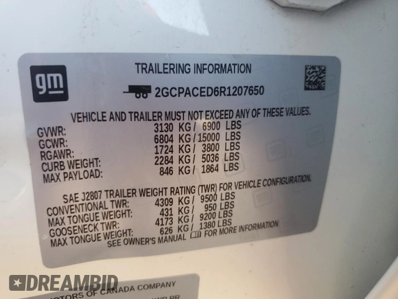 2024 Chevrolet Silverado 1500 LT with VIN 2GCPACED6R1207650, listed as a Copart auction lot 88816145 with 25,834 mi miles and Salvage Title. Bid and sale history available at DreamBid. Image 15.