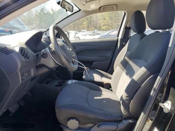 2019 Mitsubishi Mirage ES with VIN ML32A3HJ8KH002851, listed as a Copart auction lot 46020545 with 58,523 mi miles and Salvage Title. Bid and sale history available at carsss.com. Image 7.