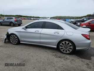 2018 Mercedes-Benz CLA 250 with VIN WDDSJ4GB7JN653164, listed as a Copart auction lot 58487175 with 60,922 mi miles and Salvage title. Bid and sale history available at DreamBid. Image 2.